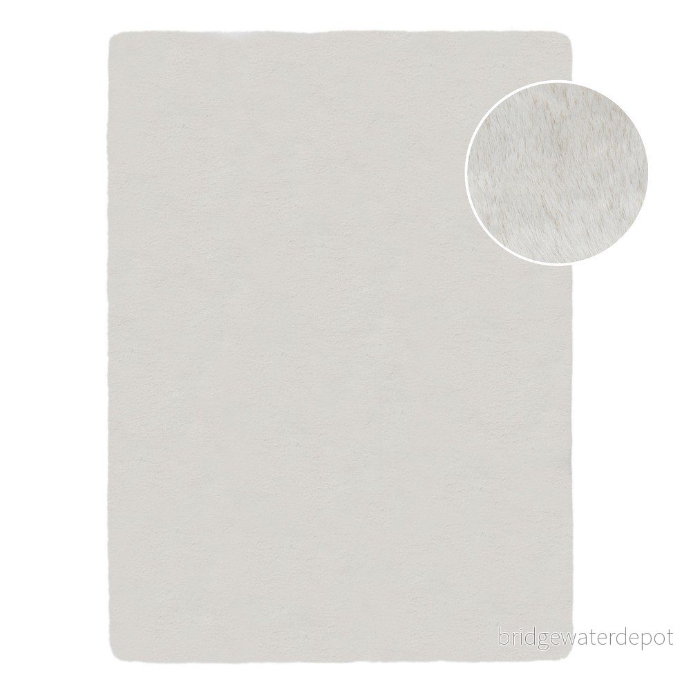 Bílá syntetická kožešina 200×290 cm Ivy Luxury Fur – Flair Rugs v:1687422