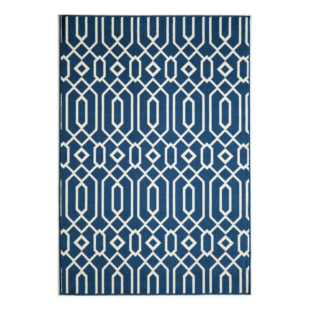 Tmavě modrý koberec Nourison Baja Talara Clara, 229 x 160 cm v:1054356