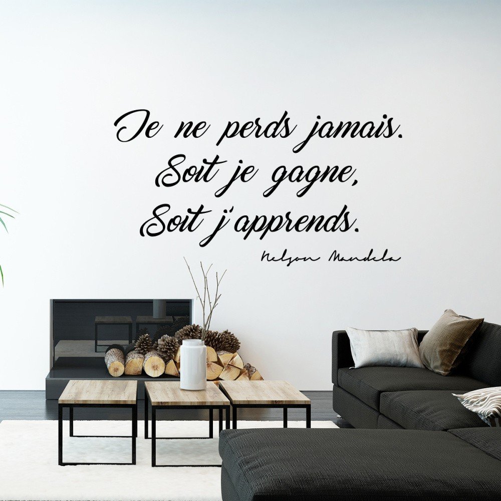 Samolepka s franouzským citátem Ambiance Je Ne Perds, 50 x 100 cm v:1028002