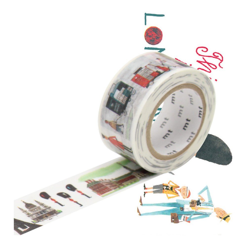 Washi páska s motivy M. Šaška MT Masking Tape London v:843534