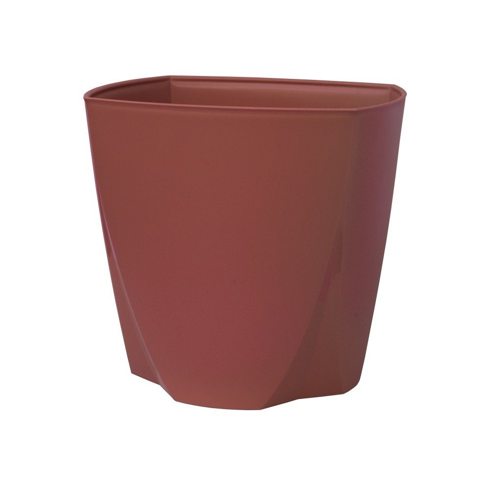 Červený květináč Plastia Camay, ø 14 cm v:1145474