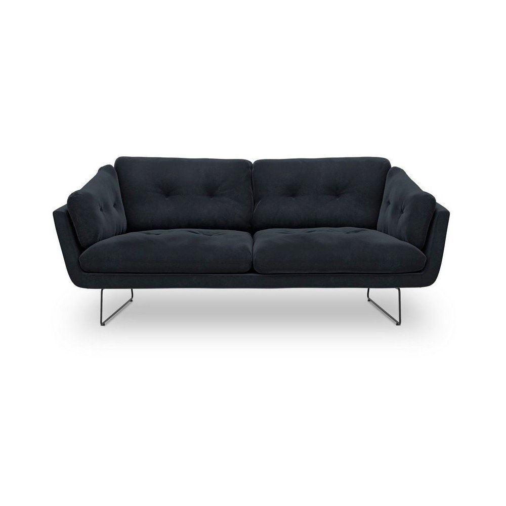 Tmavě modrá pohovka se sametovým potahem Windsor & Co Sofas Gravity v:1299464
