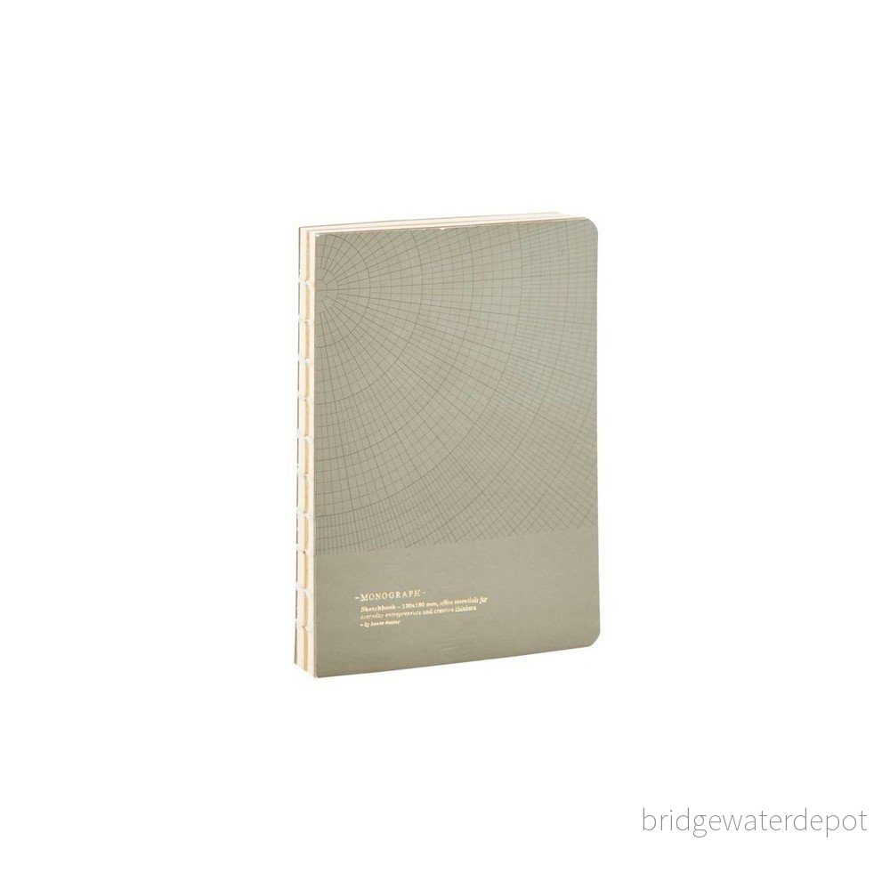 Šedý zápisník Monograph Geometric v:871458