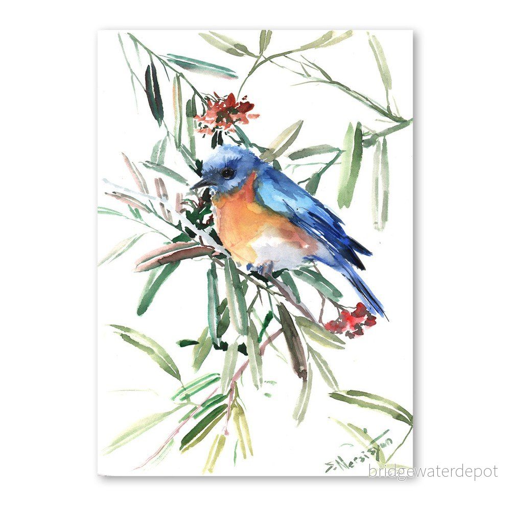 Autorský plakát Blue Bird od Surena Nersisyana, 30 x 21 cm v:758410