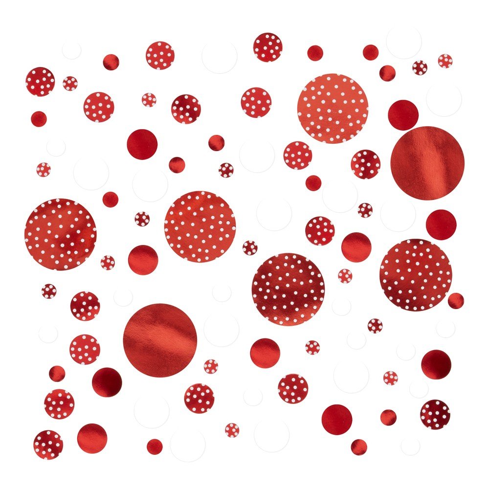 Červené papírové konfety Neviti Red & White Dots v:1318218