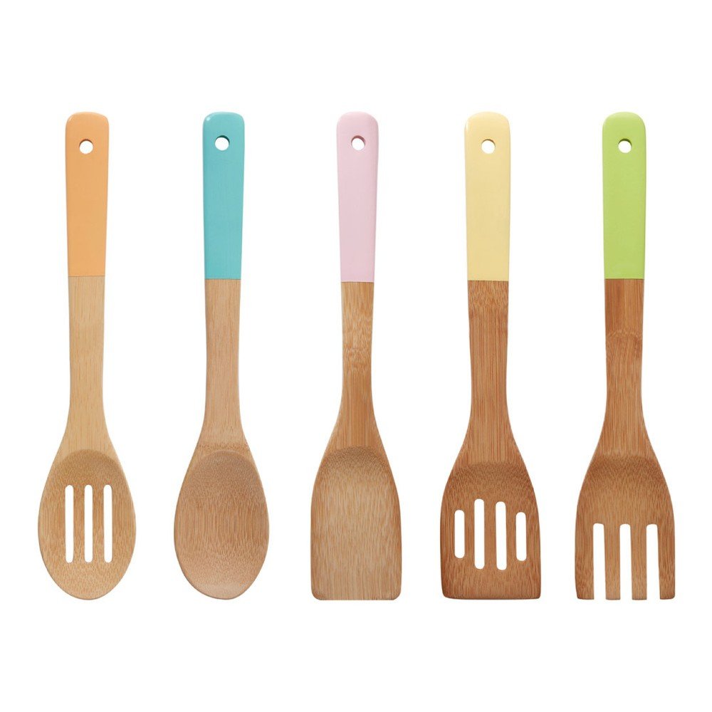5dílná sada bambusových kuchyňských nástrojů Premier Housewares Bamboo v:1080542 5dílná sada bambusových kuchyňských nástrojů Premier Housewares Bamboo v:1080542