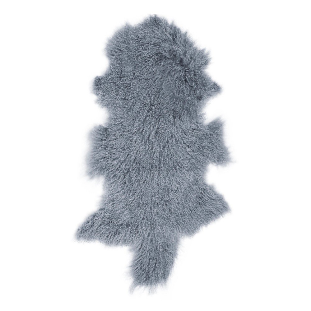 Tmavě modrá ovčí kožešina s dlouhým chlupem Arctic Fur Hyggur, 85 x 50 cm v:921888