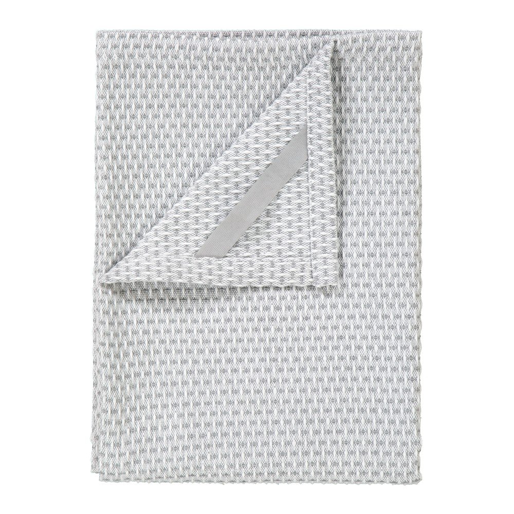 Sada 2 světle šedých bavlněných utěrek na nádobí Blomus Pattern, 50 x 70 cm v:1343915