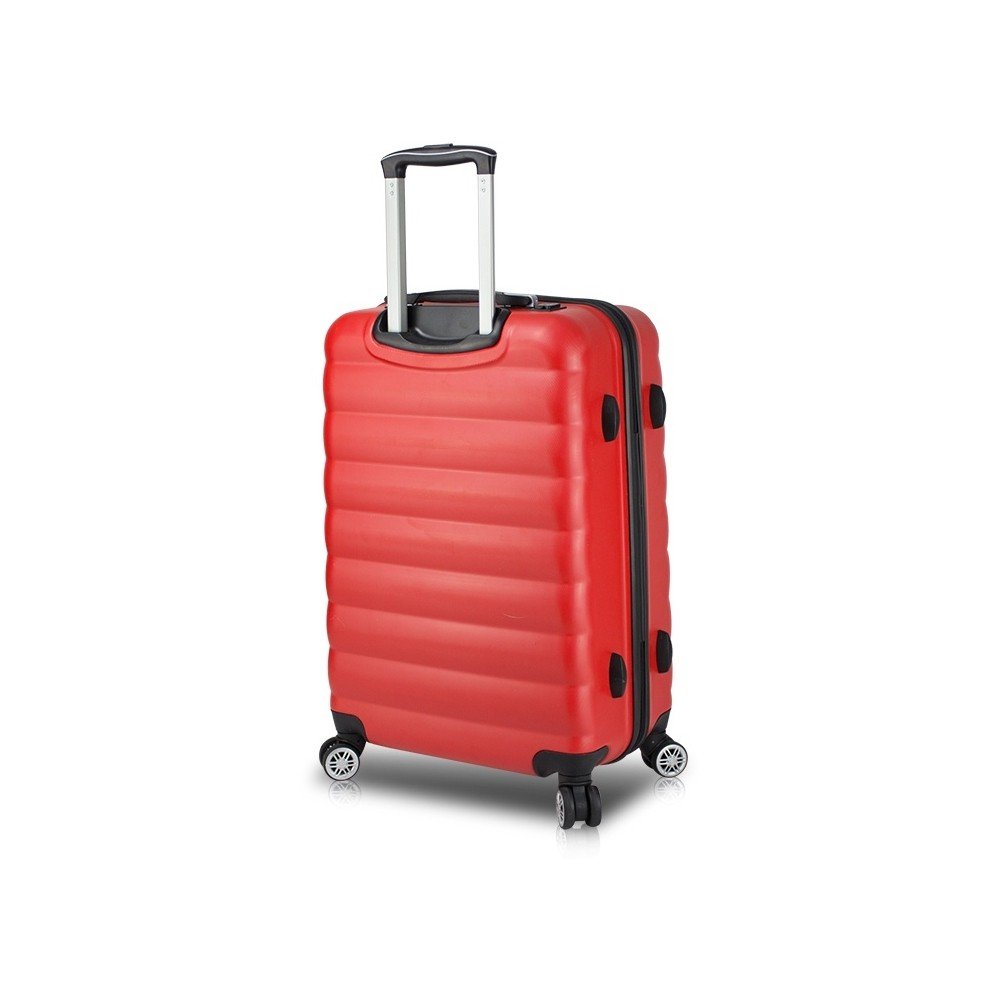 Červený cestovní kufr na kolečkách s USB portem My Valice COLORS RESSNO Large Suitcase v:1219966