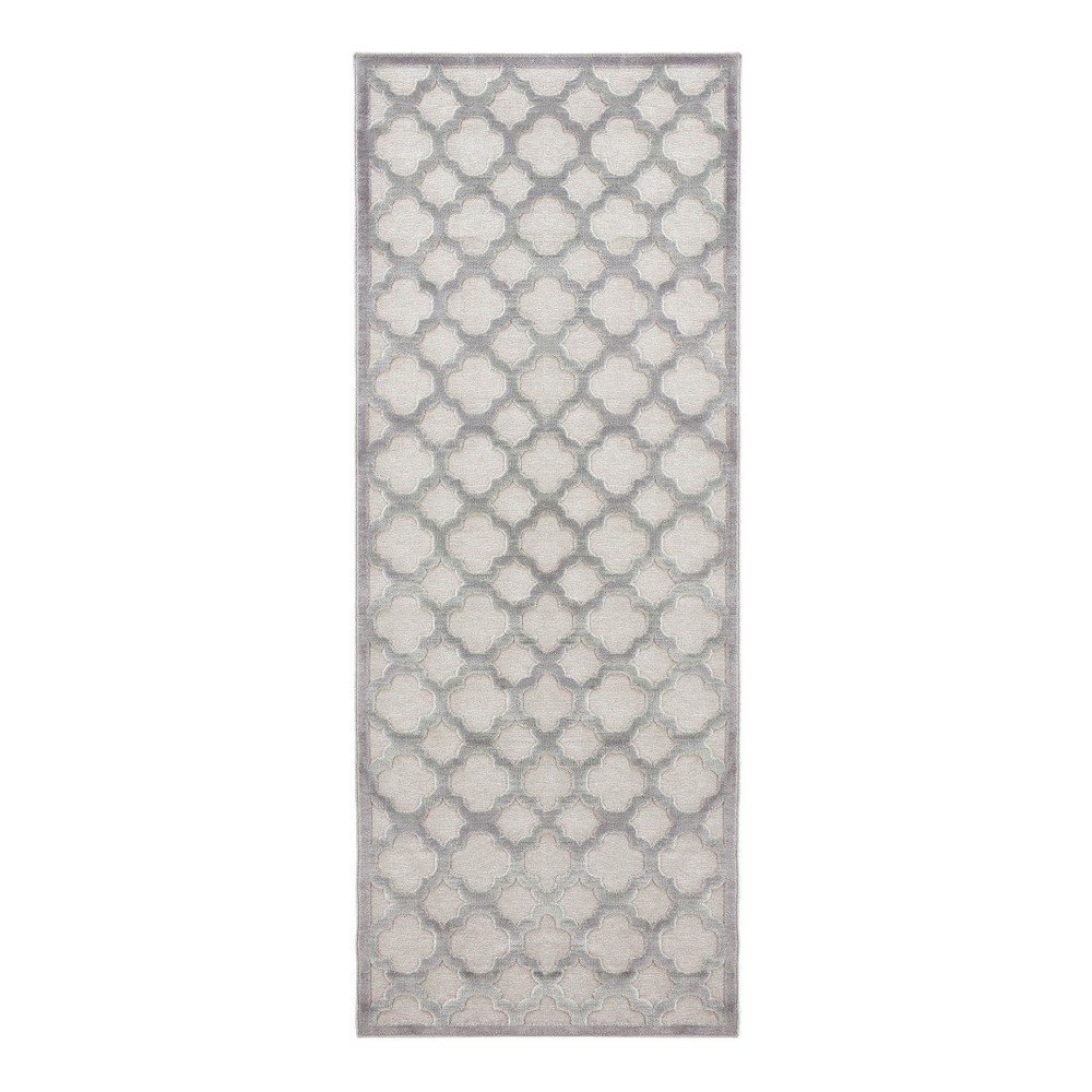 Šedý běhoun z viskózy Mint Rugs Bryon, 80 x 250 cm v:1242408