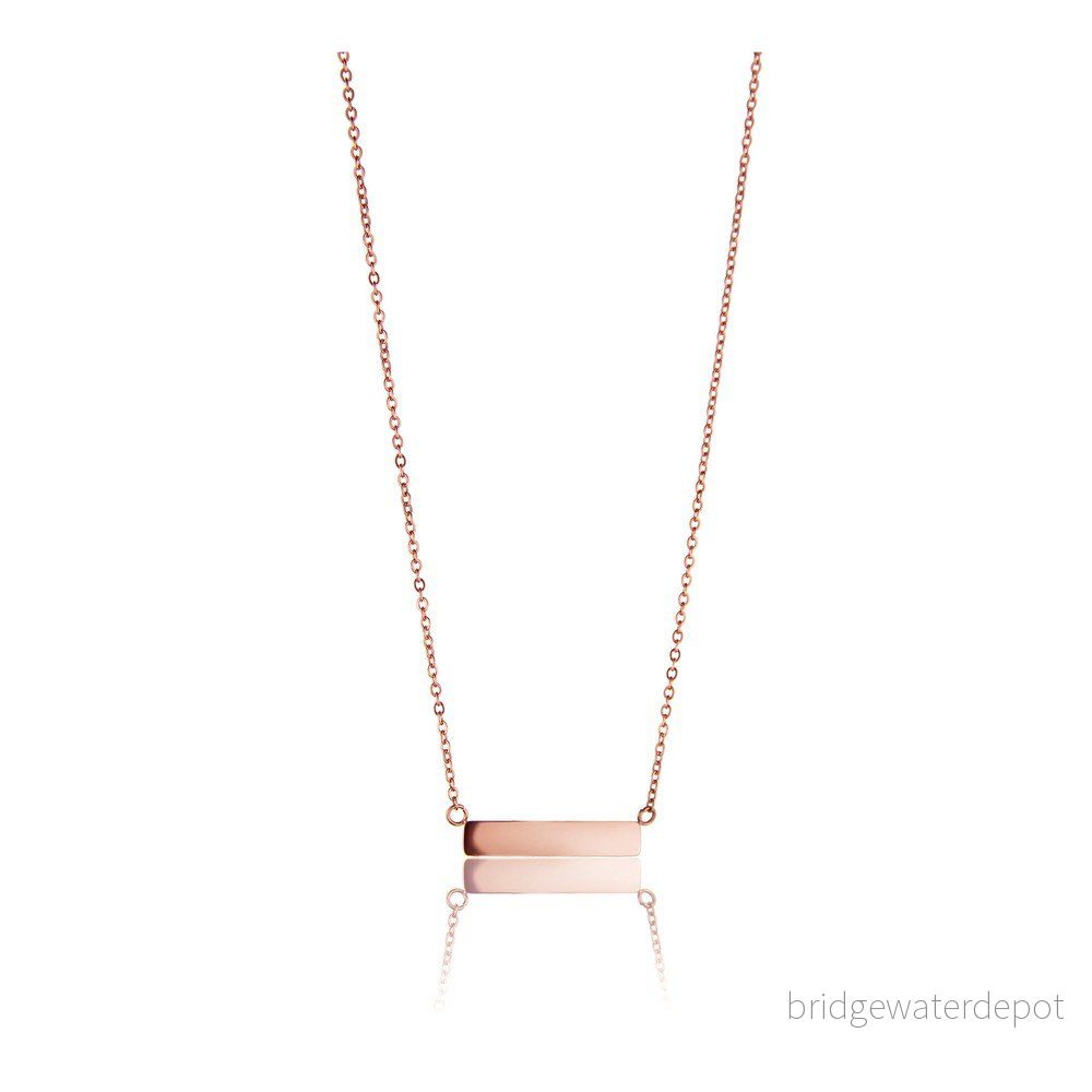 Náhrdelník růžovozlaté barvy z nerezové oceli Emily Westwood Classy v:1254388