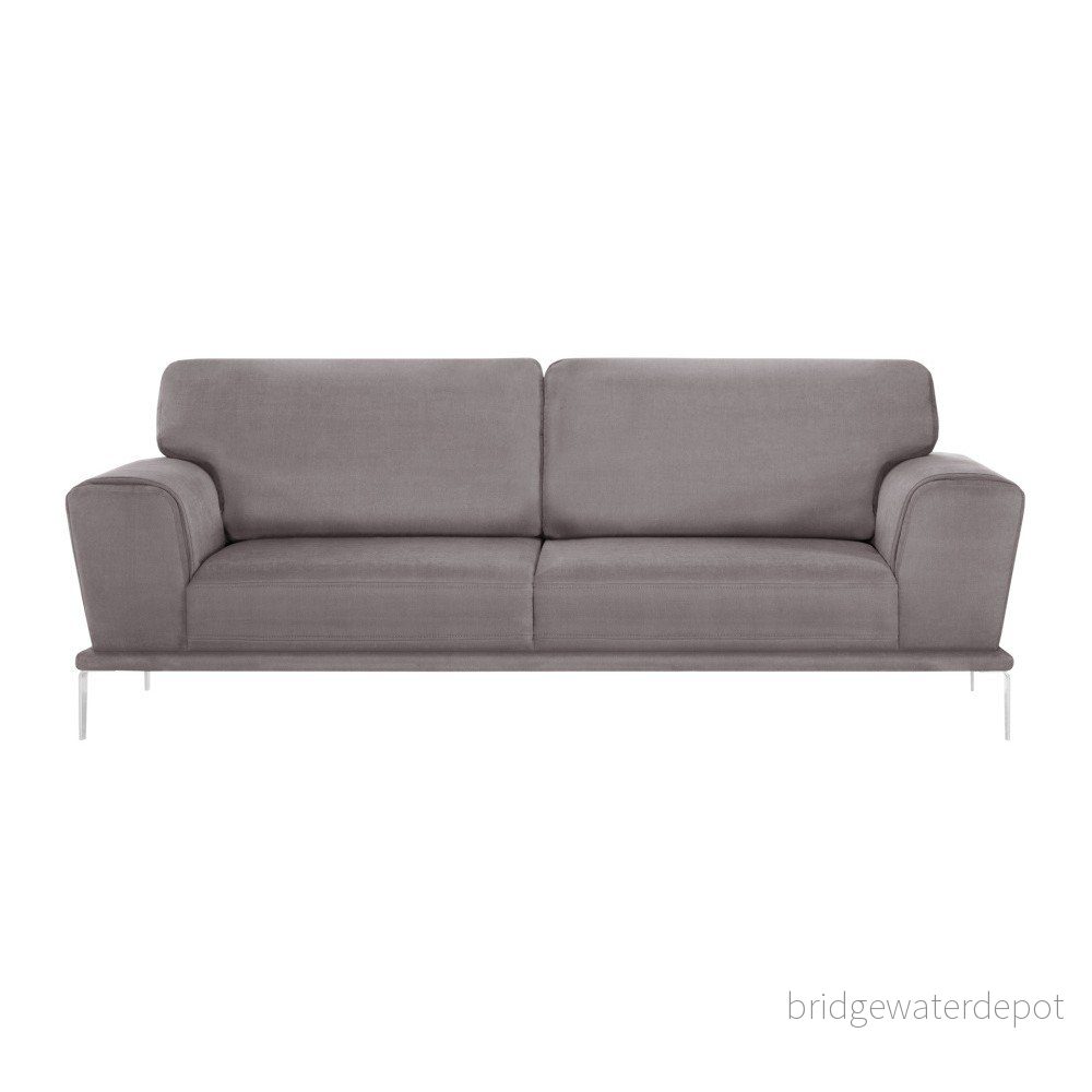 Popelavě hnědá pohovka pro tři L'Officiel Interiors Kendall v:761104