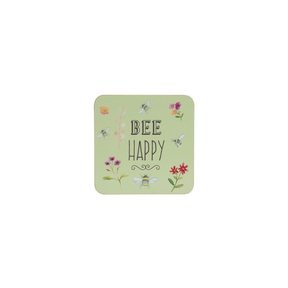 Sada 4 zelených korkových podtácků David Mason Bee Happy v:1293054