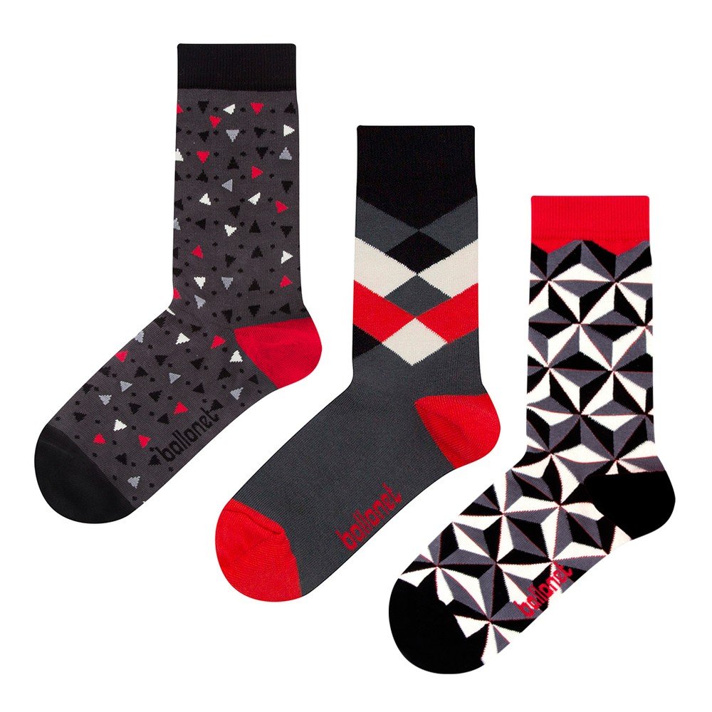 Dárková sada ponožek Ballonet Socks Abstract, velikost 36-40 v:917122