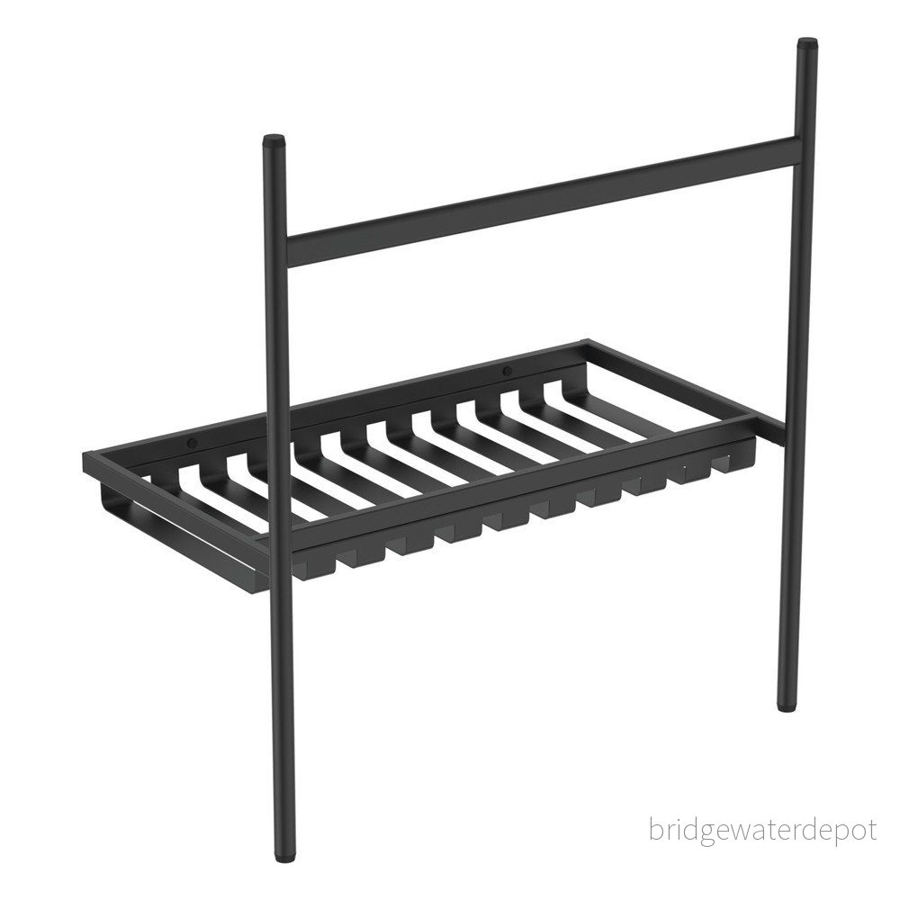 Černý kovový podstavec pod umyvadlo 76×84 cm Conca – Ideal Standard v:1648664 Černý kovový podstavec pod umyvadlo 76×84 cm Conca – Ideal Standard v:1648664