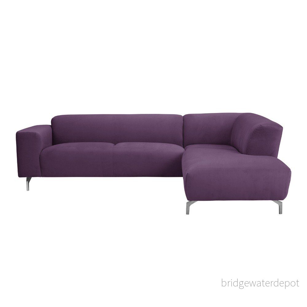 Fialová rohová pohovka Windsor & Co Sofas Orion pravý roh v:1069962