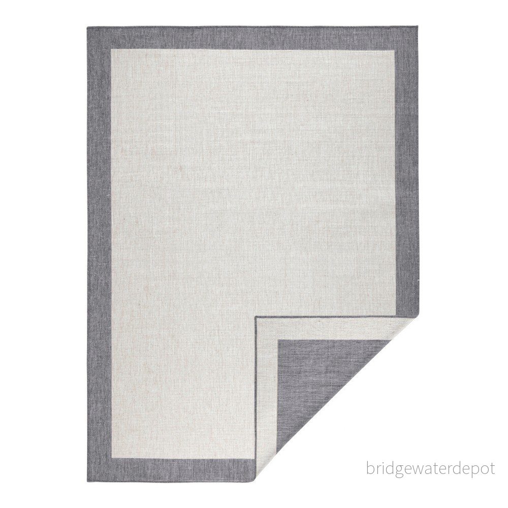 Šedo-krémový venkovní koberec NORTHRUGS Panama, 80 x 350 cm v:978948