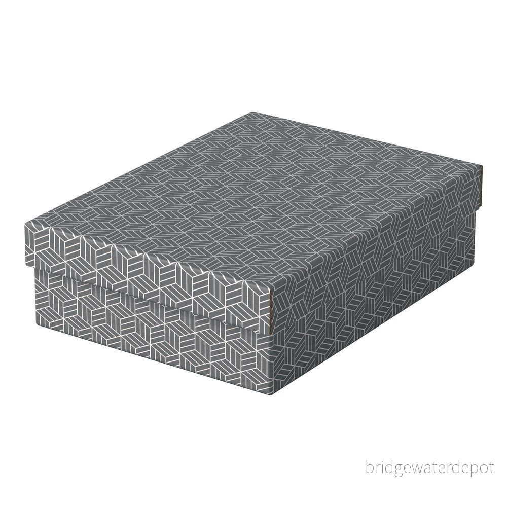 Sada 3 šedých úložných boxů Esselte Home, 26,5 x 36 cm v:1392979