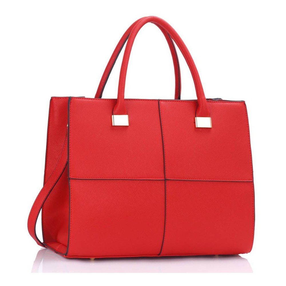 Kabelka L&S Fashionista Red, velká v:718226