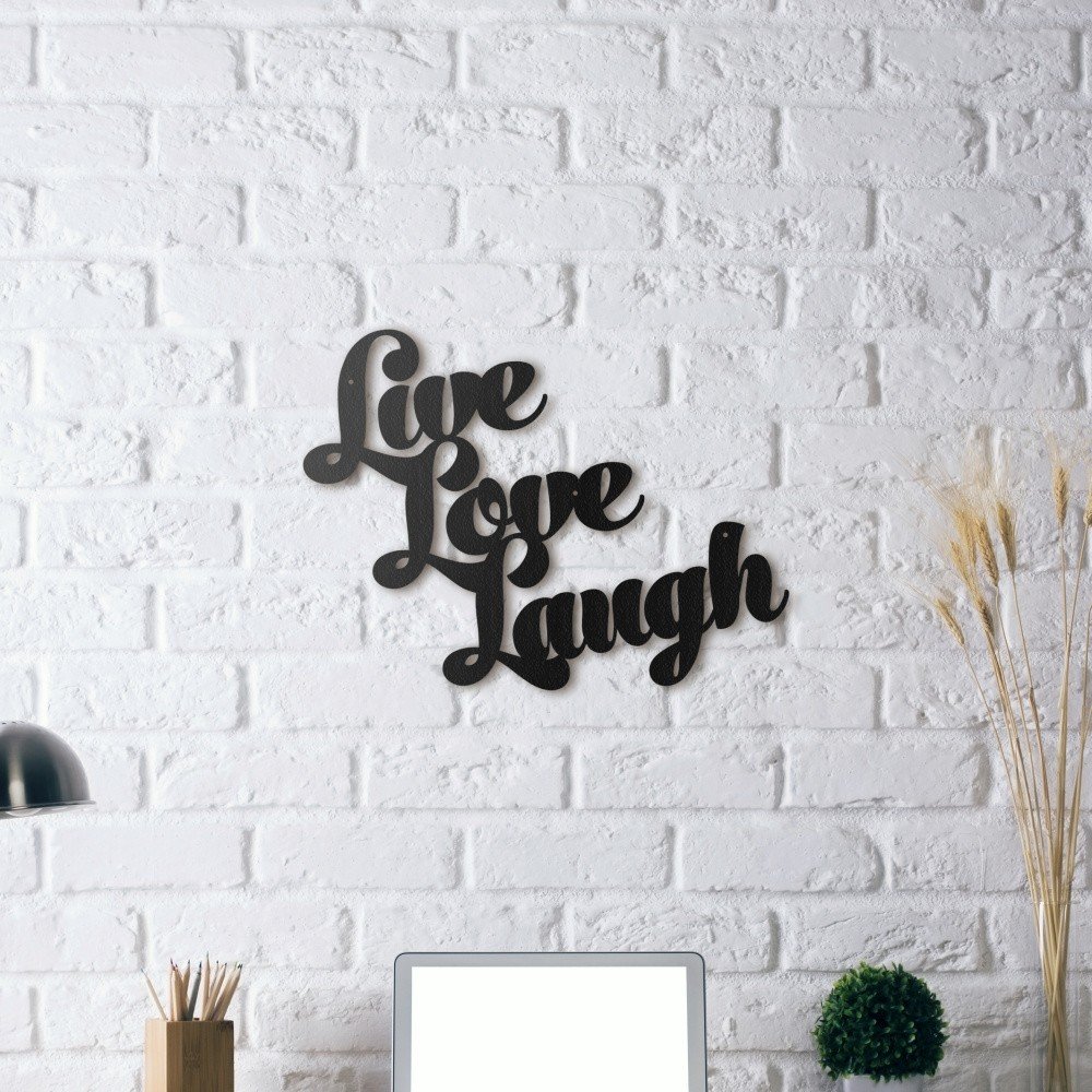 Dekorace na stěnu Live Love Laugh v:770970 Dekorace na stěnu Live Love Laugh v:770970