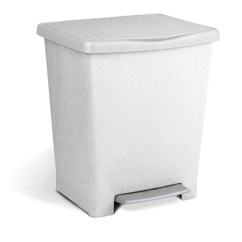 Šedý odpadkový koš s pedálem Ta-Tay Granite, 15 l v:1148566