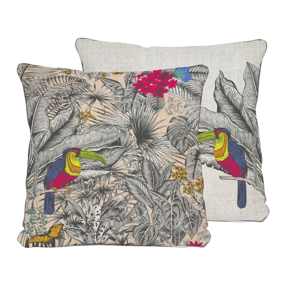 Oboustranný polštář Really Nice Things Tucan, 45 x 45 cm v:852666
