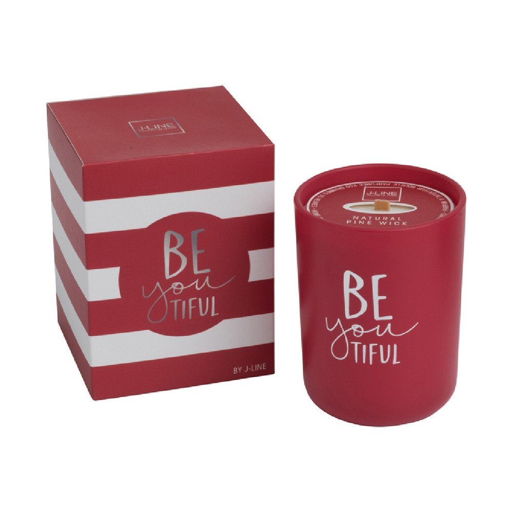 Vonná svíčka s vůní medu J-Line Golden Honey BE You, 50 hodin hoření v:1153374