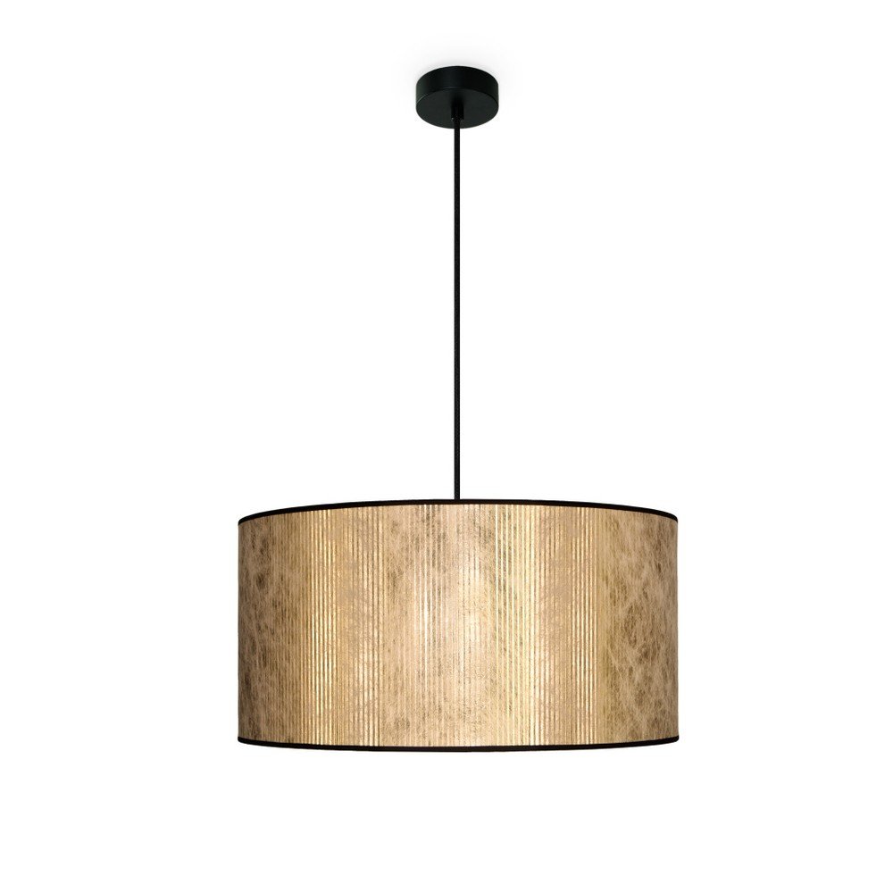 Stropní svítidlo v měděné barvě s černým kabelem Bulb Attack Tres, ⌀ 50 cm v:994362