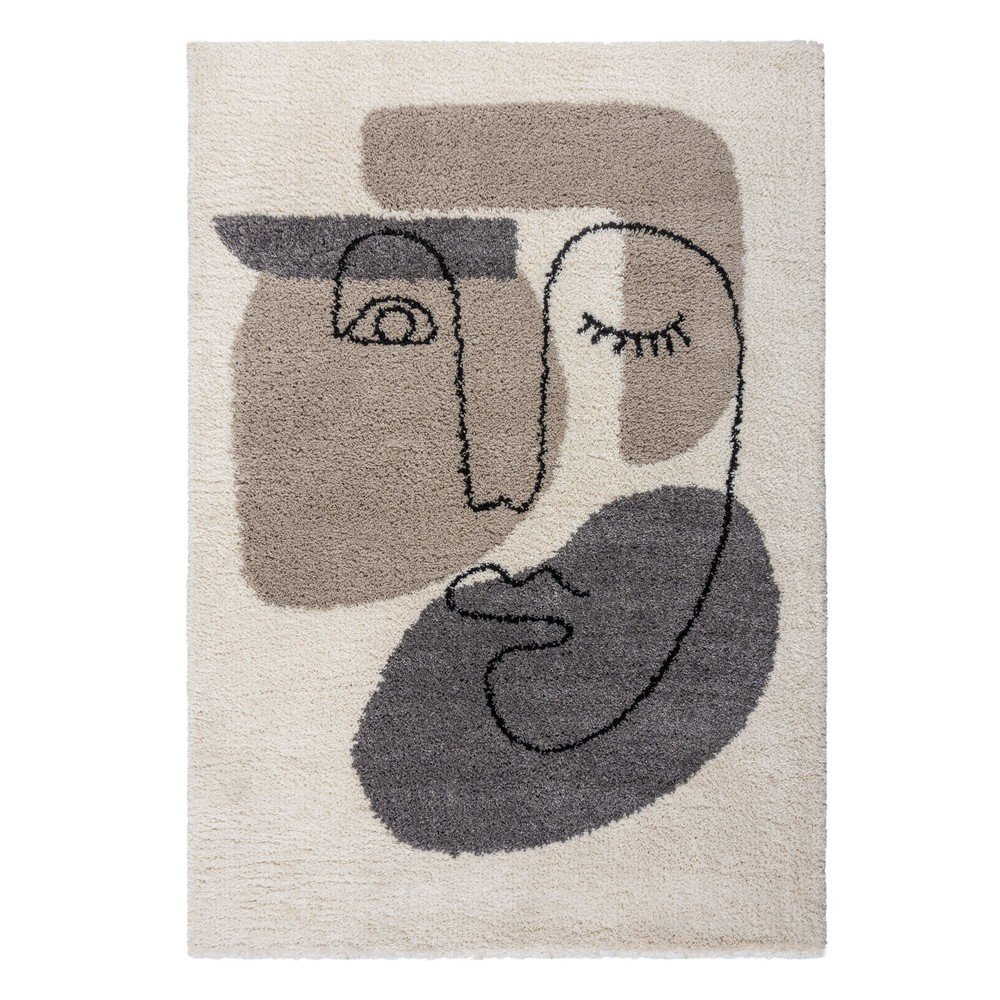 Šedo-béžový koberec Flair Rugs Beauty, 120 x 170 cm v:1399035