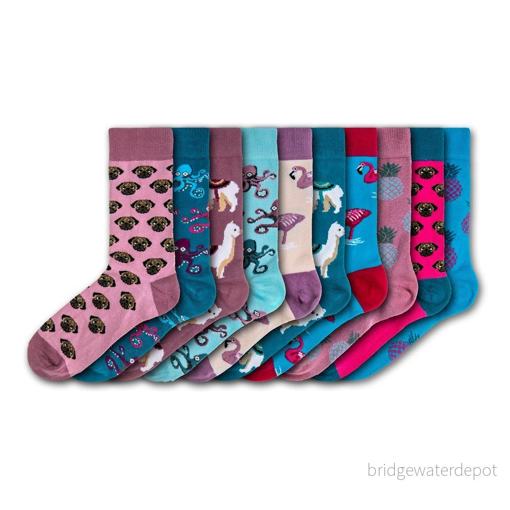 Sada 10 párů barevných ponožek Funky Steps Funny Mix, velikost 35 v:1334088