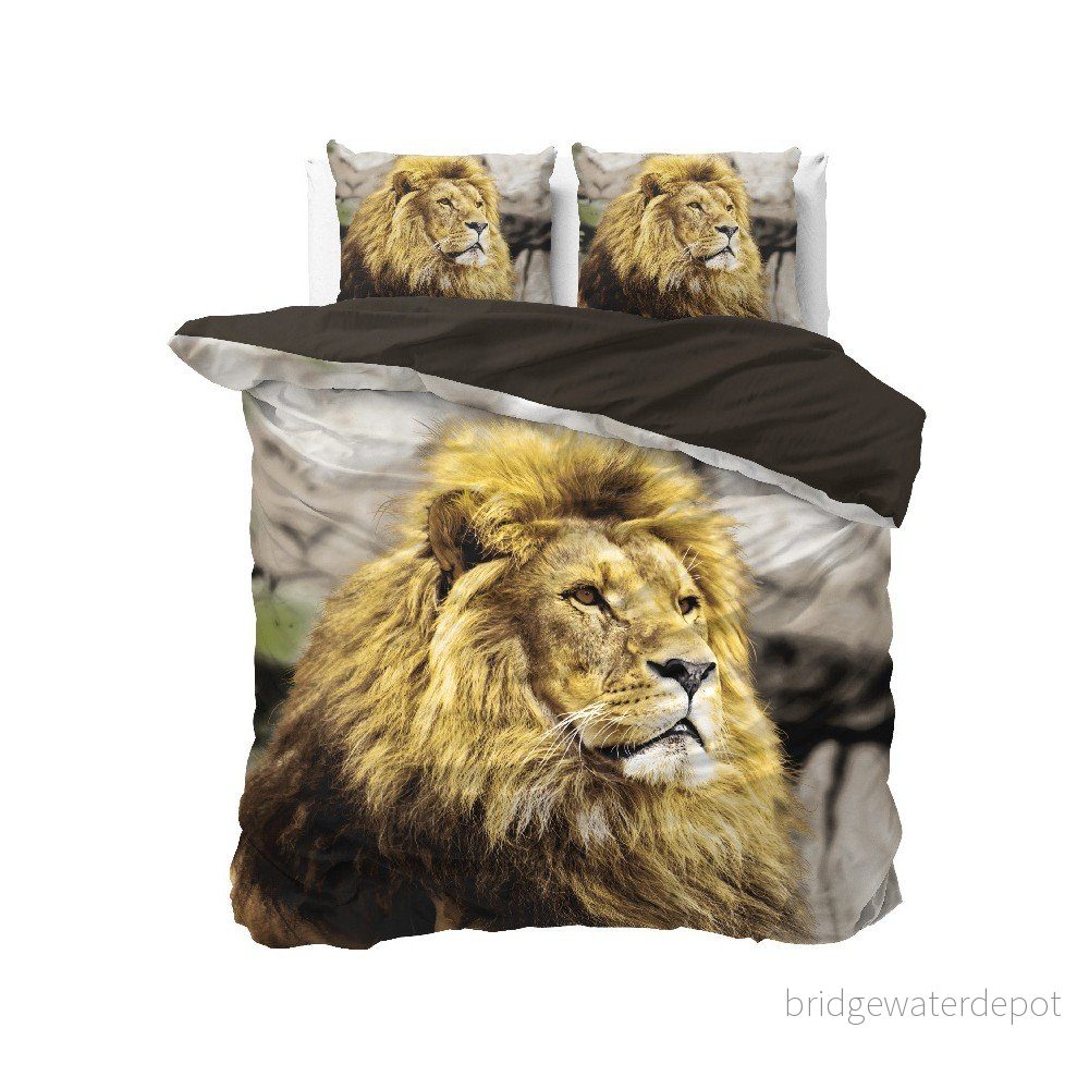 Bavlněné povlečení na dvoulůžko Sleeptime Lion, 200 x 220 cm v:1079376