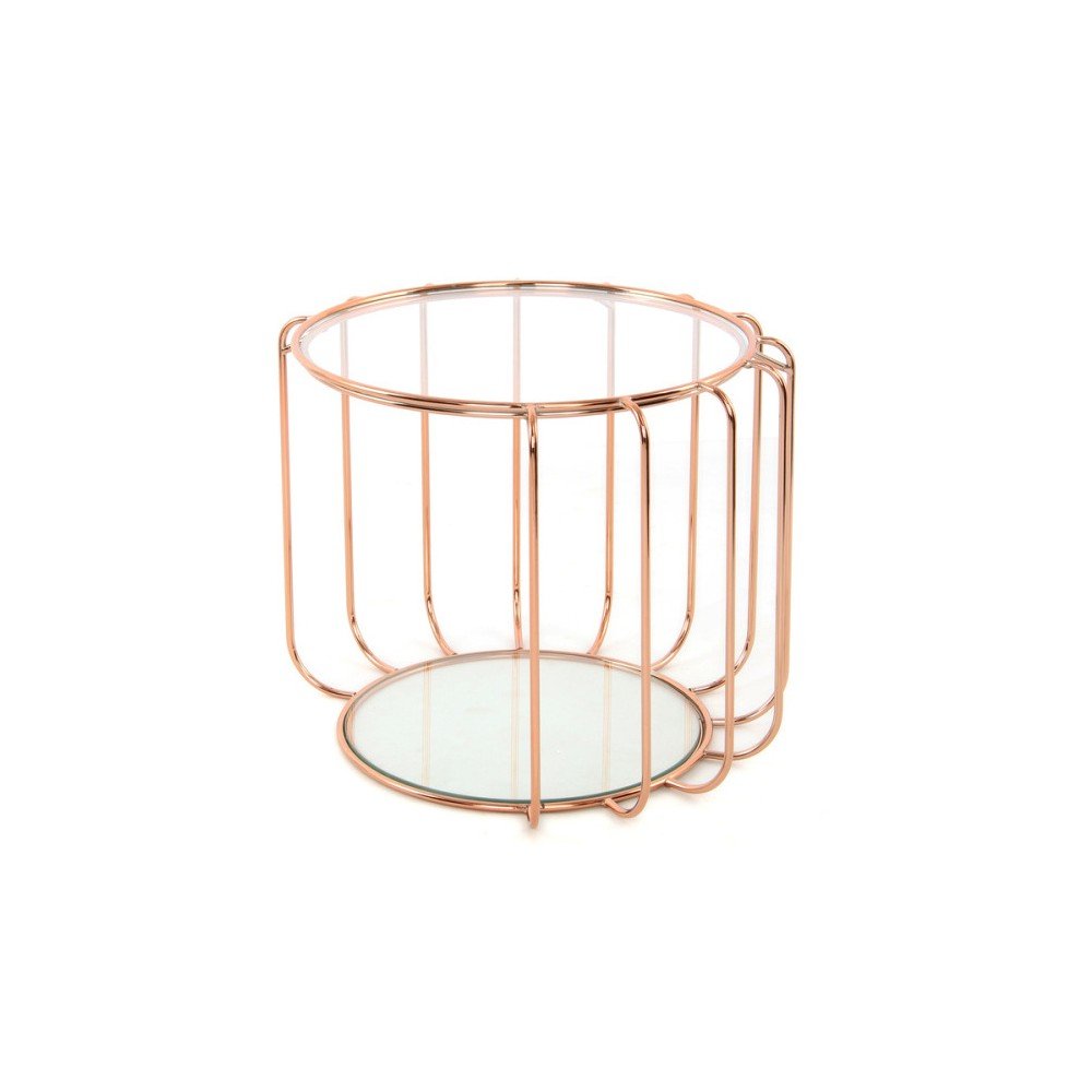 Odkládací stolek v růžovozlaté barvě 360 Living Dana, ⌀ 50 cm v:1211406