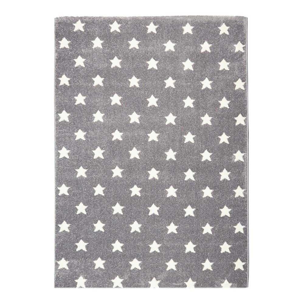 Šedý dětský koberec Happy Rugs Stardust, 160 x 230 cm v:738044