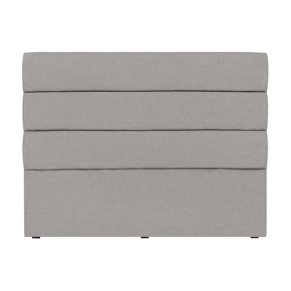 Světle šedé čelo postele Mazzini Sofas Pesaro, 160 x 120 cm v:962008