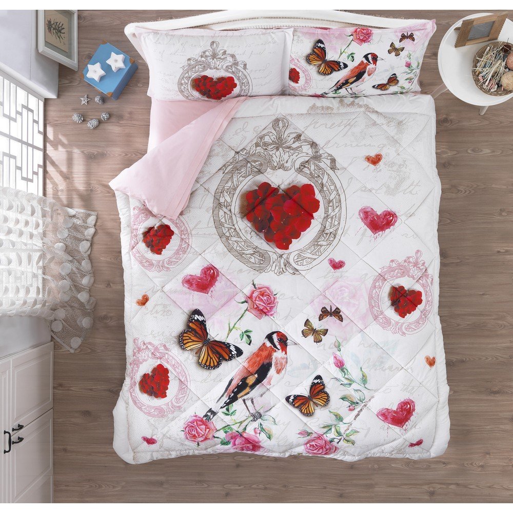 Ozdobný ložnicový set Love Heart, 200x265 cm v:967624