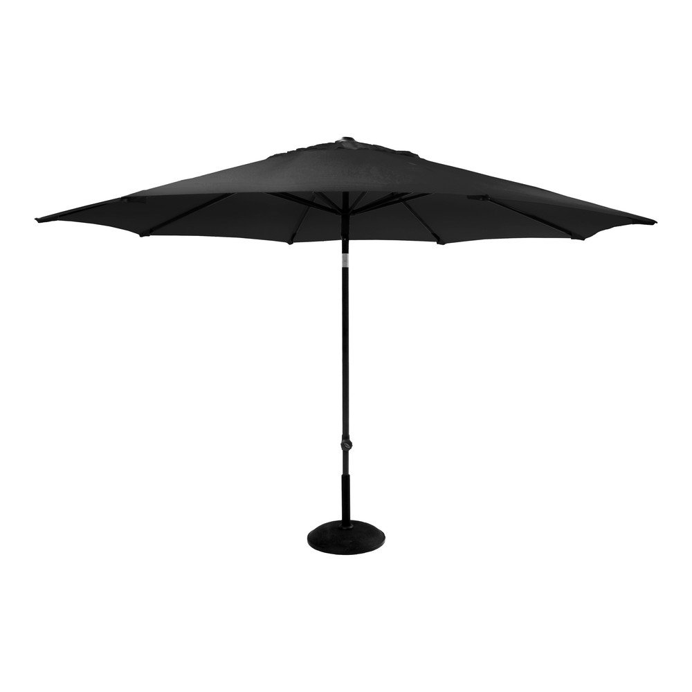 Tmavě šedý zahradní slunečník Hartman Solar, ø 300 cm v:1323442