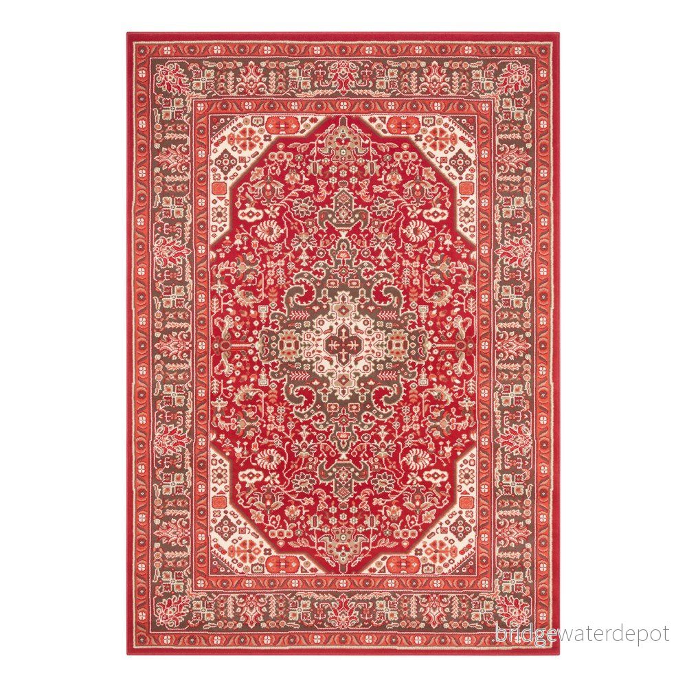 Světle červený koberec Nouristan Skazar Isfahan, 120 x 170 cm v:1332102
