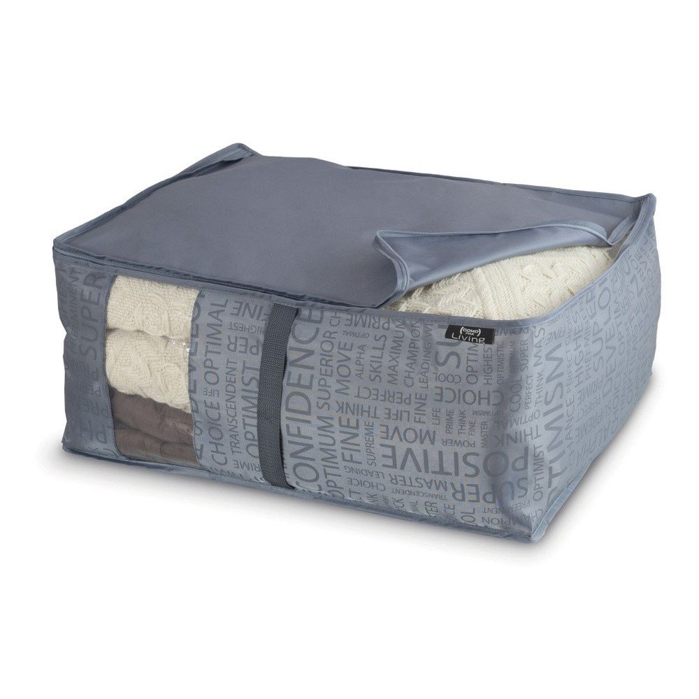 Šedý velký úložný box Domopak Urban v:773732