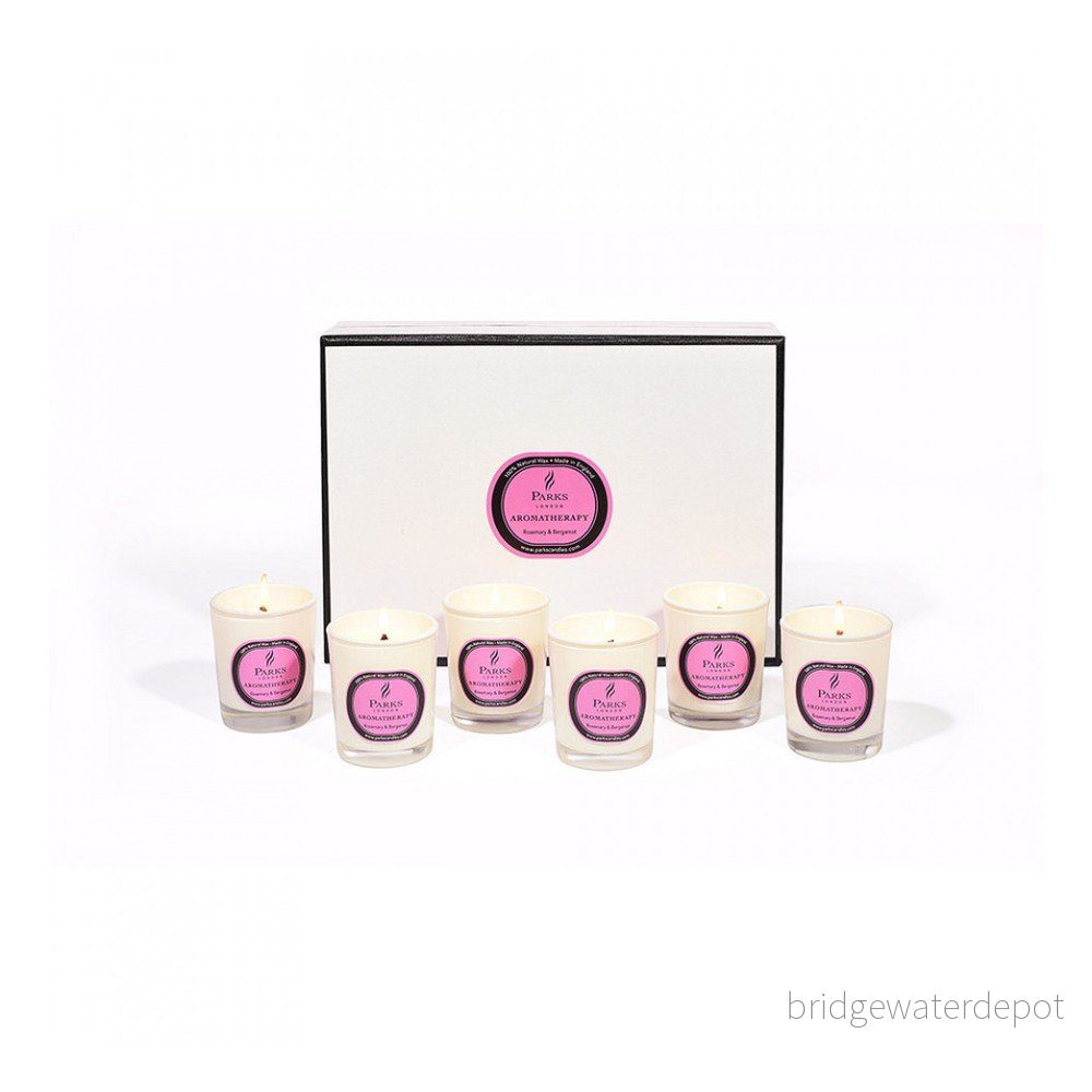 Sada 6 ks svíček s vůní rozmarýnu a bergamotu Parks Candles London Rosemary, Bergamot, 8 hodin hoření v:903604