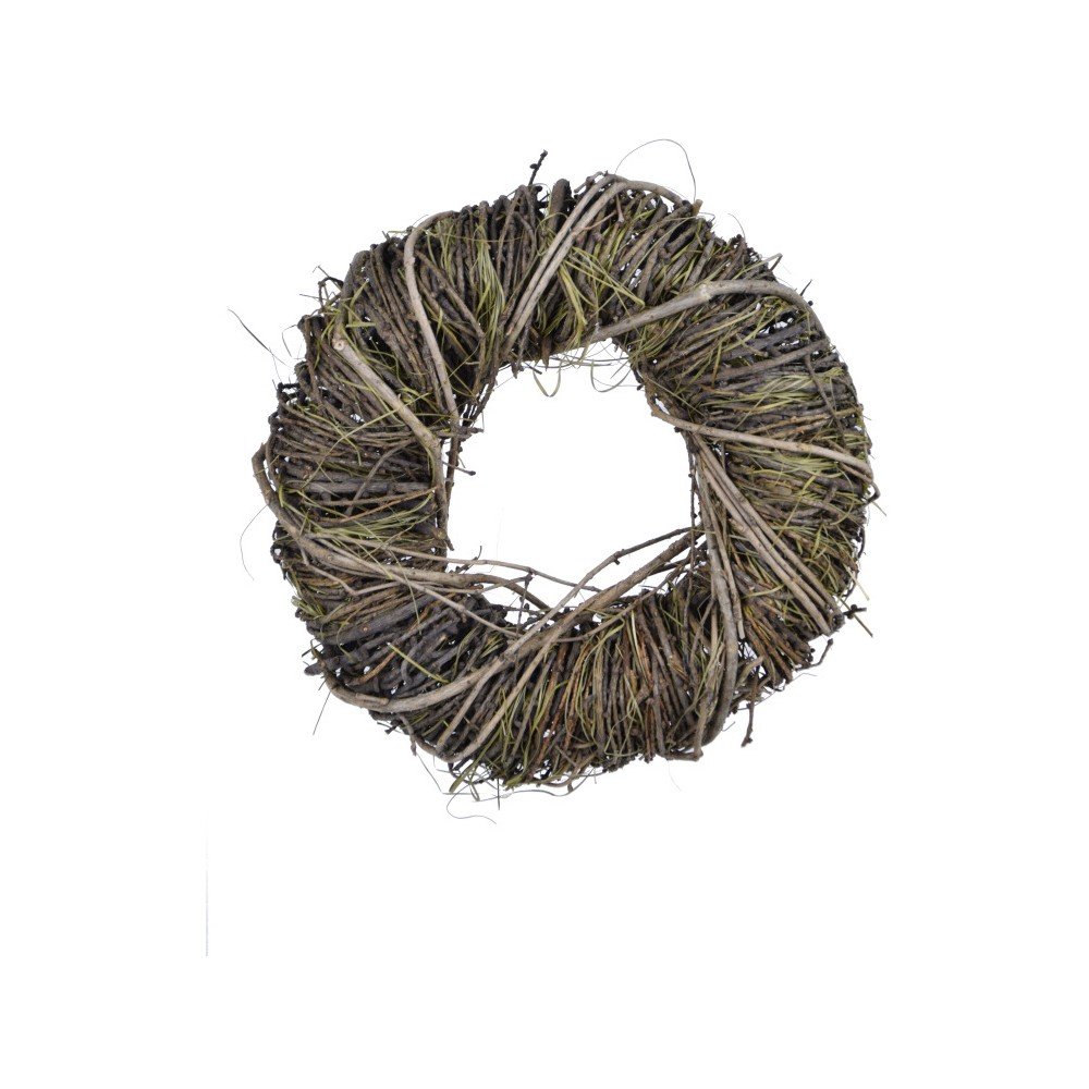 Kulatý dekorativní věnec z proutí a sušené trávy Ego Dekor, ⌀ 24 cm v:1212946
