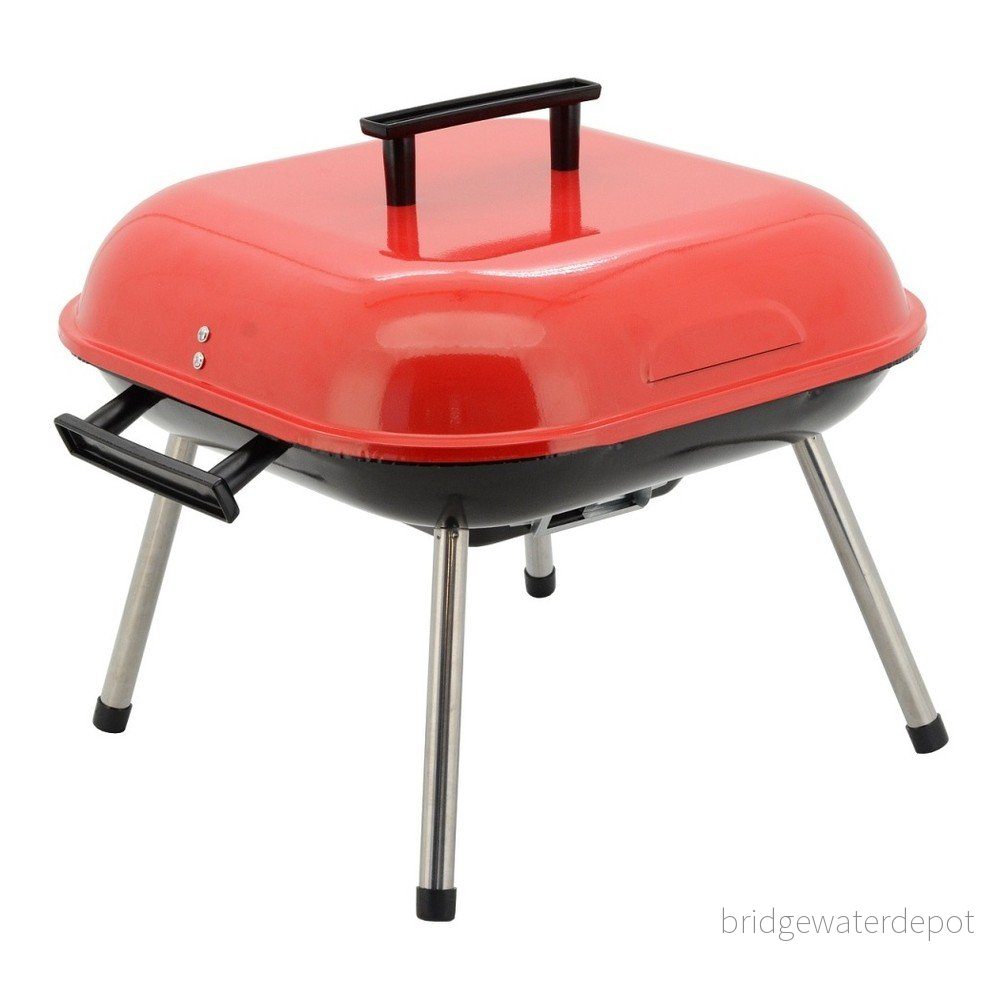 Červený gril na dřevěné uhlí Cattara Table v:1064698 Červený gril na dřevěné uhlí Cattara Table v:1064698