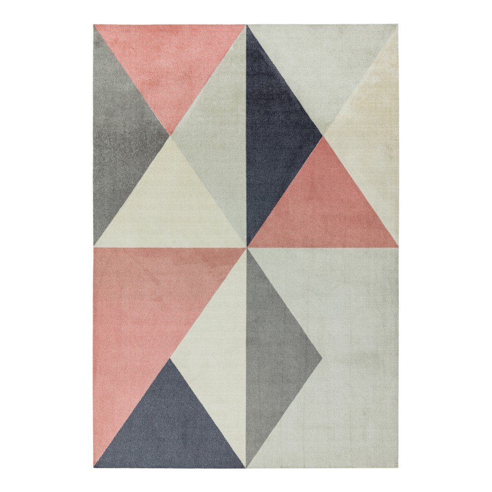 Růžovo-šedý koberec Asiatic Carpets Riley Carisso, 120 x 170 cm v:1334656