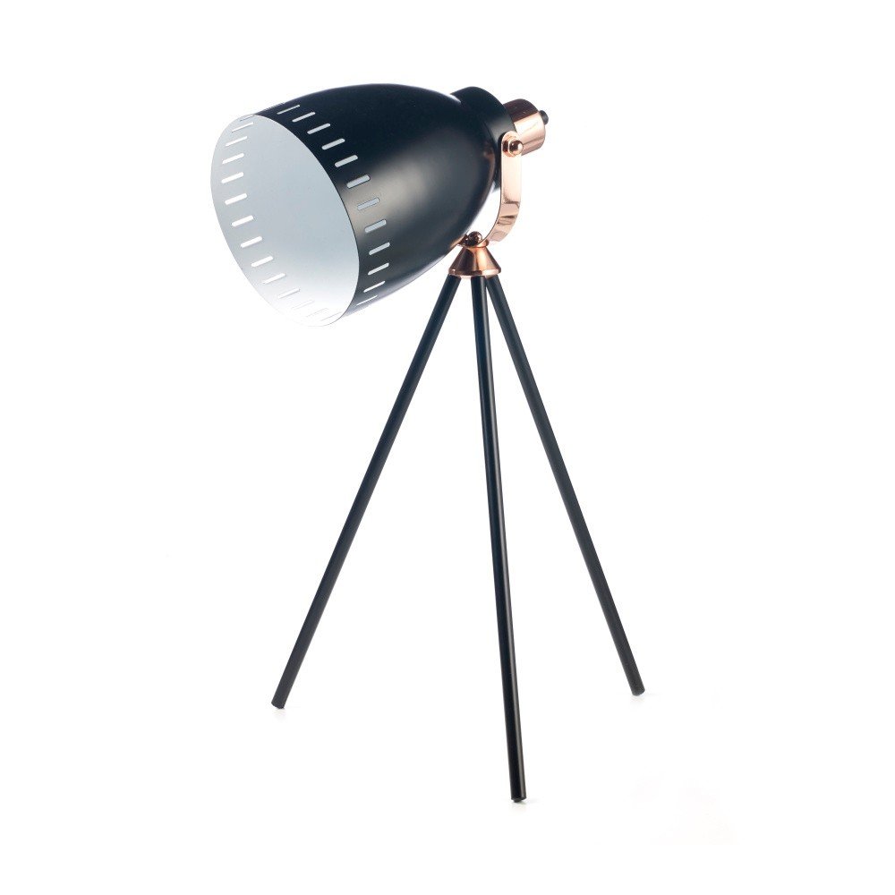 Černá stolní lampa Gingersnap Sand Blasted v:879330