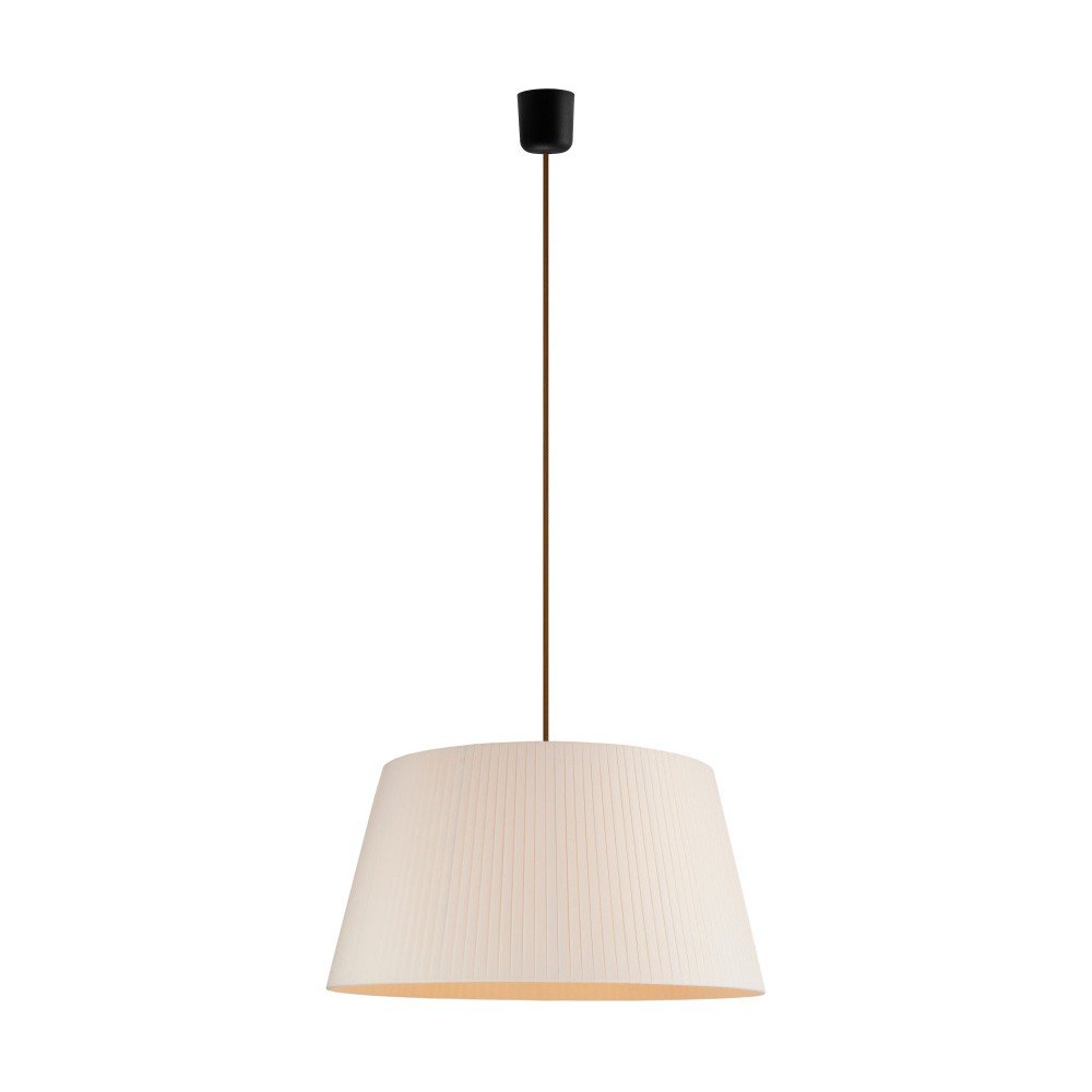 Béžovo černé závěsné svítidlo Bulb Attack Dos Plisado, ⌀ 54 cm v:885688