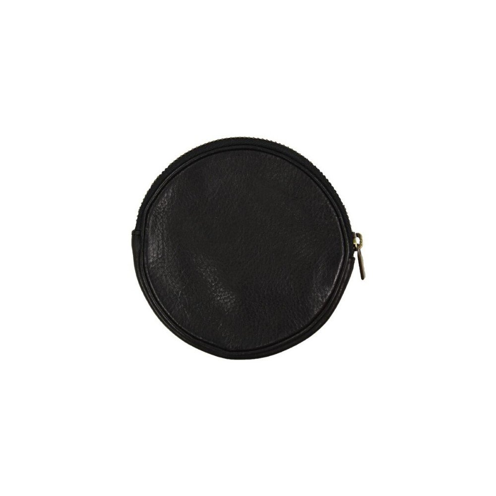 Černé kožené kulatá taštička O My Bag Luna v:1047466