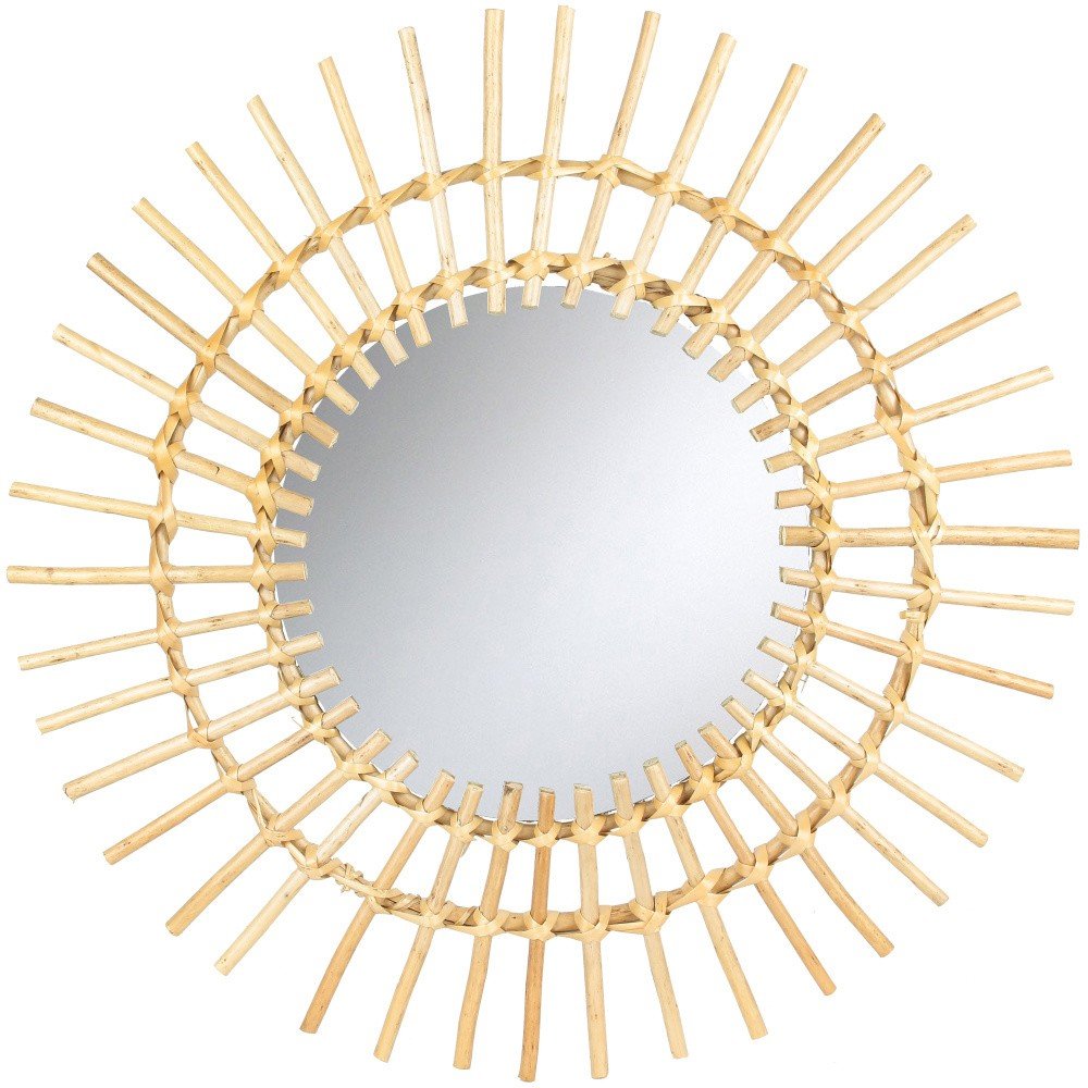 Nástěnné zrcadlo s rámem ve zlaté barvě Le Studio Soleil, ⌀ 55 cm v:1170412