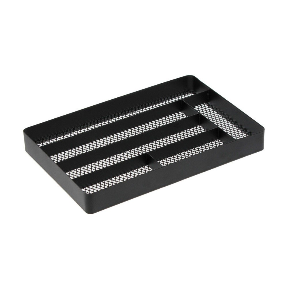 Černé přihrádky do kuchyňské zásuvky YAMAZAKI Tower Cutlery v:892582