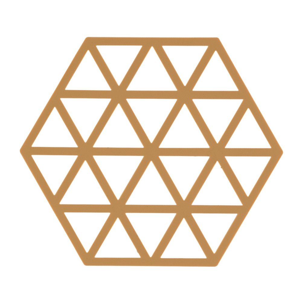 Oranžová silikonová podložka pod horké nádoby Zone Triangles v:761898