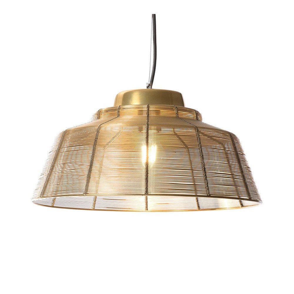 Závěsné svítidlo v mosazné barvě Look4Lamps Medium Jali v:1083368