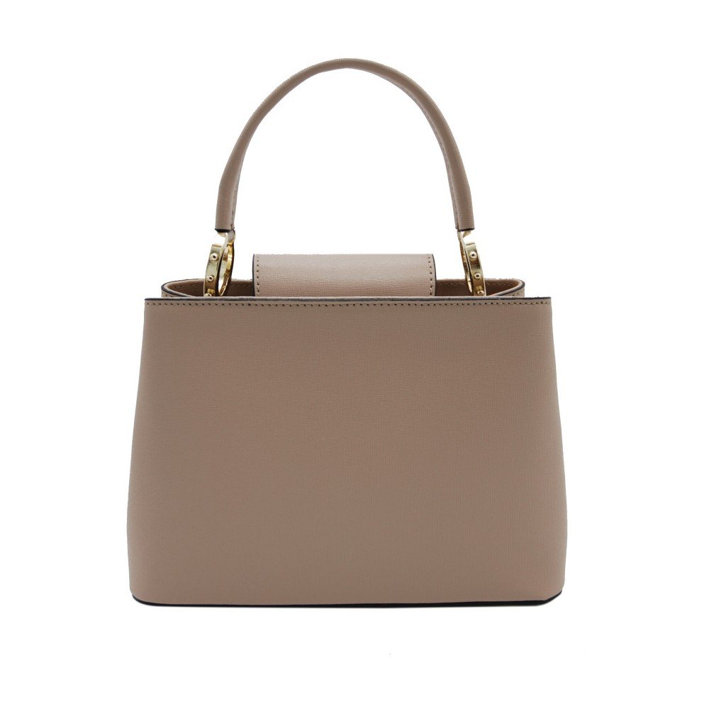 Kabelka ze 100% hovězí kůže Andrea Cardone Antique Pink v:1196240